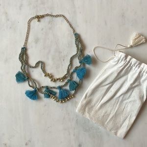 Blue & Gold Necklace